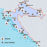 Airports in Croatia