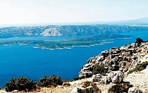 view from gornji humac, brac island
